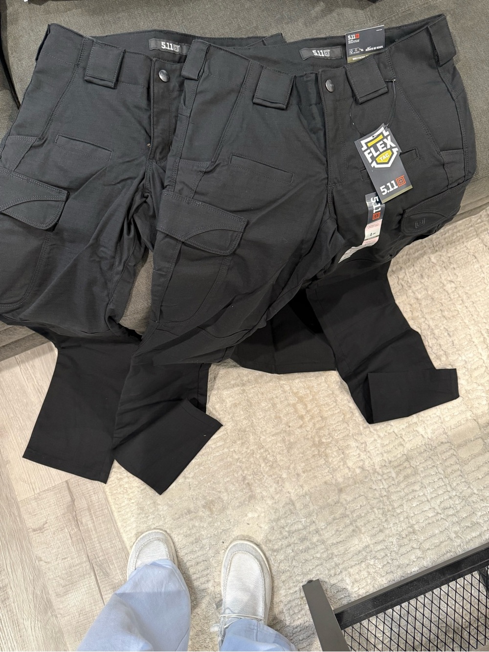 5.11 Tactical Women’s  Black Cargo Pants with Flex Badge